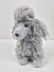 Vtg 1980 Dakin Pillow Pets Dog Plush Gray Poodle Fluffy Sitting Stuffed Animal