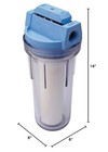 Culligan Hf-360a hf-360b Whole House Water Filter Housing Clear     3 4  Inl