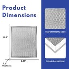 Nispira Aluminum Grease Filter For Broan Nutone Ny Nv Range Part bp29  4 Pack