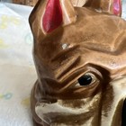 Vintage Napco Bulldog Ceramic Coin Bank 6 Inches Tall 1960 s 