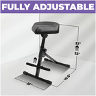 Adjustable Guitar Stool - Drum Throne Seat For Musicians  Pianists  Guitarists