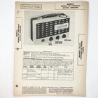 1947 Minerva Radio Model 729 Wire Schematic Service Manual Vintage Original