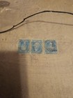  Antique Photo W  Vintage Oval Frame Has 3- U s  Stamps On Back Of Frame 