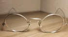 American Optical Antique Glasses Frames  peter  White Gold - Rare 