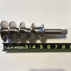 Stainless Steel Meat Grinder Auger Worm Feed Screw W  Square Drive End
