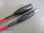Mogami W2549 Red   Gold Neutrik Xlr Male To 1 4  Ts   Unbalanced Cable