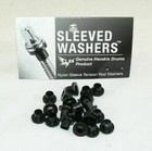 New 20 50 100 Black Nylon Sleeved Tension Rod Washers Hendrix Drums Hoop Rim Set