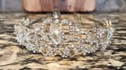 Bridal Princess Crystal Tiara Wedding Crown Veil Hair Accessory Silver two Combs