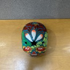 Colorful Day Of The Dead Skull Decoration Made In Peru