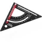 7inch Aluminum Framing Square Ruler Right Angle Multi-tool For Roofing Carpentry