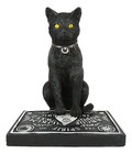 Ebros Witching Hour Halloween Black Cat Ouija Spirit Board   Planchette Figurine