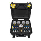 Hydraulic Pressure Test Kit 5 Gauges 5 Test Hoses 13 Couplings 14 Tee Connectors