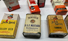 Vintage Spice Containers Tones  Jack Sprat  Monarch  Watkins  Knox And Others