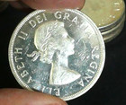 Uncirculated Bu 1962 Canada Silver Dollar Coin Collection Not Seen Since 1987