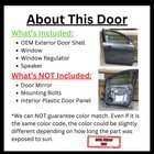 2010 Cadillac Srx Passenger Right Front Door Shell Used Local Pickup Only