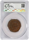 1855 Large Cent Slanted 55 Ms63bn Cacg