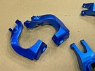 Aluminum Front C Hub carrier rear Hub Set For Arrma 1 10 Big Rock Typhon 3s Blu