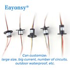 Mini Flange Capsule Slip Ring Od 22mm 2a Drone Rotary Light table Swivel Camera