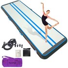 Premium Air Mat Tumble Track Inflatable 13 12ft 6 6ft 8in 4 2 0 2m  Blue Black