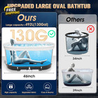 Xl 130 Gal Ice Bath Tub For Cold Plunge 2025 Large Oval Ice Bath Tubs