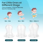 2 Soft Fruit Baby Pacifier Feeder Teether Promotes Healthy Eating Habit  blue 