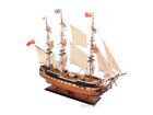 Hms Surprise Replica Fully Assemble   Wooden Ship Model W  Usa Flag   Cabin