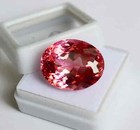 30 85 Ct Natural Padparadscha Sapphire Certified Oval Cut Ceylon Loose Gemstone
