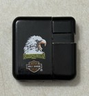 2 Vintage Metal Harley Davidson Lighters Made In Korea Officially Licensed