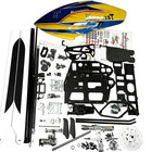 Stasrc 600 Fbl Helicopter 6ch 3d Carbon Fiber Frame For Trex Align 600 Kit