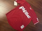Unique Men   s Philadelphia Phillies John Kruk Maroon Button Down Jersey Xl