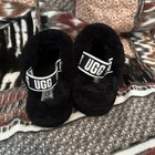Ugg Australia Fluff Yeah Women s Slide Sandal  Size Us 7 - Black