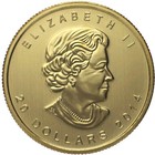 1 2 Oz Canadian Gold Maple Leaf Coin  random Year 