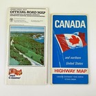 Canada Maps Lot 2 1967 Road Map Travel Expo 67 Centennial 1982 Ontario Vtg
