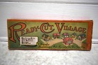 Ready-cut Village Paper Construction Toy With Box Vintage
