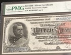 1886- 2 Silver Certificate In Pmg-58 W pinholes  Nice Note  Fr  242  Nice Note 