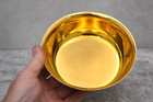 Gold Plated Bowl Paten For Your Chalice  6  Diam   cu363 