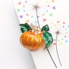Halloween Pumpkin Brooch Creative Painted Cardigan Buckle Pin Coat Corsage
