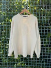 Guernsey Woollens Knit Jumper Men s Size L Cream British Isles Pure Wool Fisherm