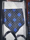Vintage Stefano Ricci X Battaglia Bev Hills Silk Tie   Pocket Square Unworn Box