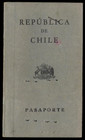 Rare Chile Passport 1947 Lot Of Visas Stamps Id Collection