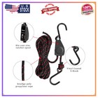 4 Pcs Kayak Rope Tie Down Straps 1 4 Inch X 12ft Adjustable Canoe Bow Stern Set