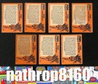 1966 Topps Batman Black Bat  1 The Batman Lot Of 7 Cards