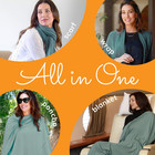 Travel Shawl Wraps For Women - 68x35in Wrap  Lightweight Pashmina  Airplane Trav
