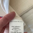 Pottery Barn Linen Blend Pillow Cover Set Of 2 19 5 X19 5 Off White Red Blue