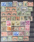 North Borneo Labuan Sabah Used Early qe Collection  aprx 100 Items  Mk7554