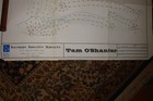 Large Vintage Tam O  Shanter Country Club Mich  Course Map Irrigation 40  X 27 