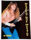 Megadeth dave Mustaine Live 1994 Poster full Page Print Magazine Pinup Clipping