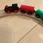 Brio Wooden Railway Set With Locomotive And Wagon  9c9717