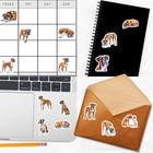 Boxer Dog Stickers For Journals  Scrapbooks  Planners  Glossy  Matte
