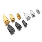 50pcs Stainless Steel Gold Plated Pinch Bails Dangle Charms Jewelry Findings